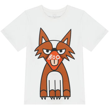 Boys White Fox T-Shirt