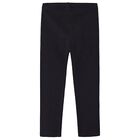 Girls Black Logo Leggings, 2, hi-res