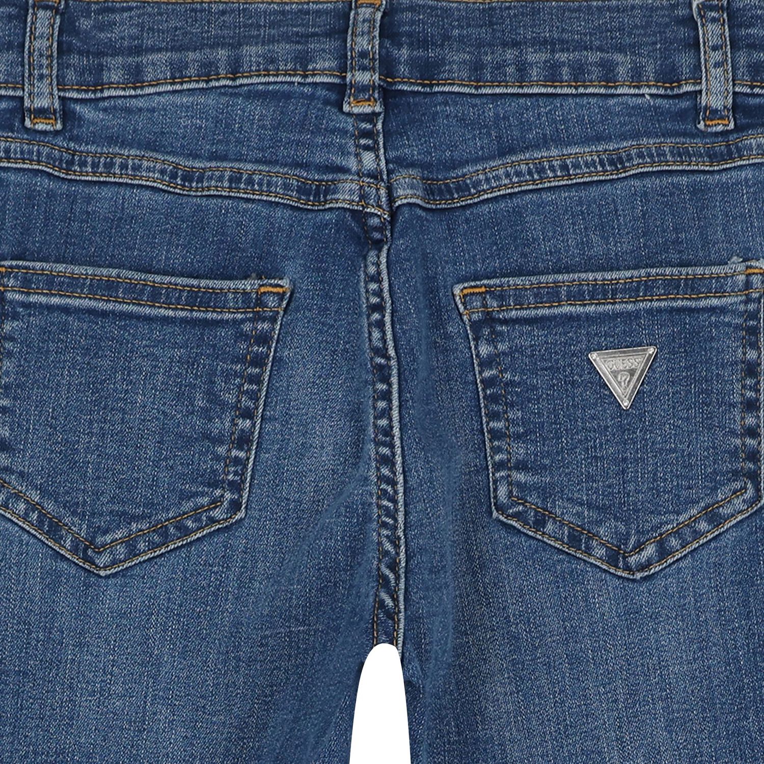 بنطلون جينز أزرق للبنات, 2, hi-res image number null