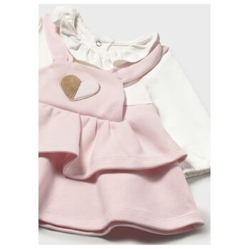 Baby Girls Pink Heart Dress