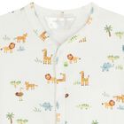 Baby Boys White & Yellow Animals Romper ( 2-Pack ), 3, hi-res