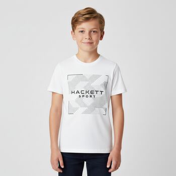 Boys White Logo T-Shirt