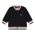Baby Boys Black & White Logo Tracksuit Gift Set, 2, hi-res