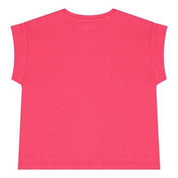 Girls Pink Logo T-Shirt
