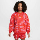 Girls Red & Pink Logo Sweatshirt, 1, hi-res