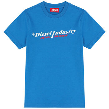 Boys Blue Logo T-Shirt