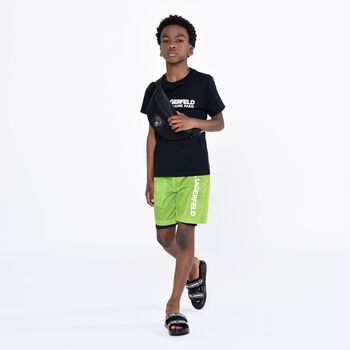 Boys Black Logo T-Shirt
