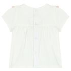 طقم بنات شورت باللون الأبيض والوردي ( 4 قطع ), 1, hi-res