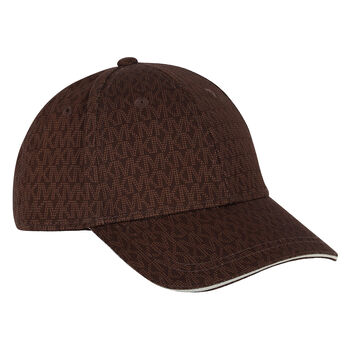 Girls Brown Logo Cap
