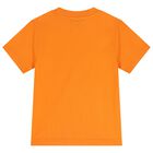 Boys Orange Logo T-Shirt, 1, hi-res