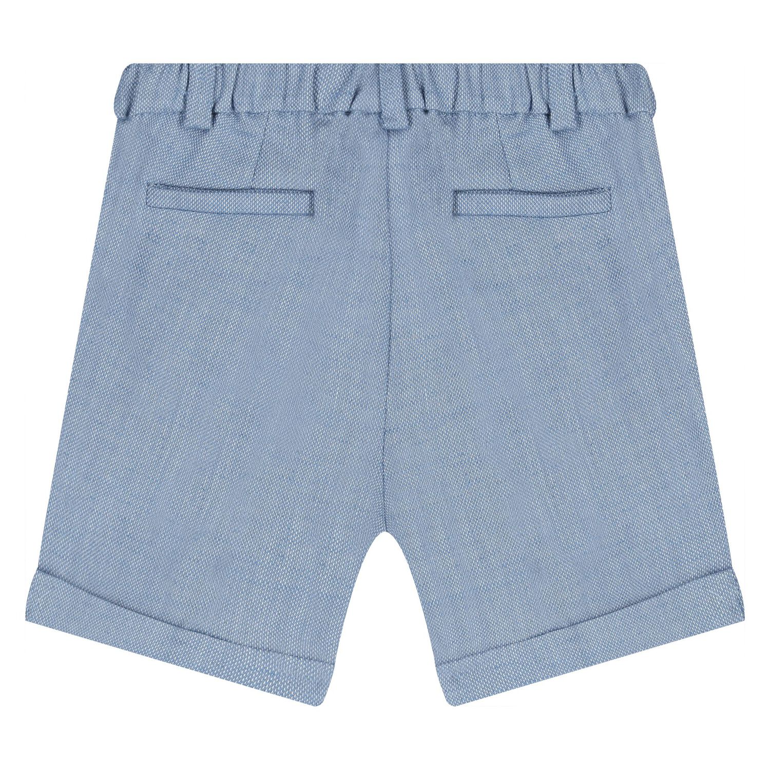 طقم شورت  أولاد باللون البيج والأزرق و الأبيض , 1, hi-res