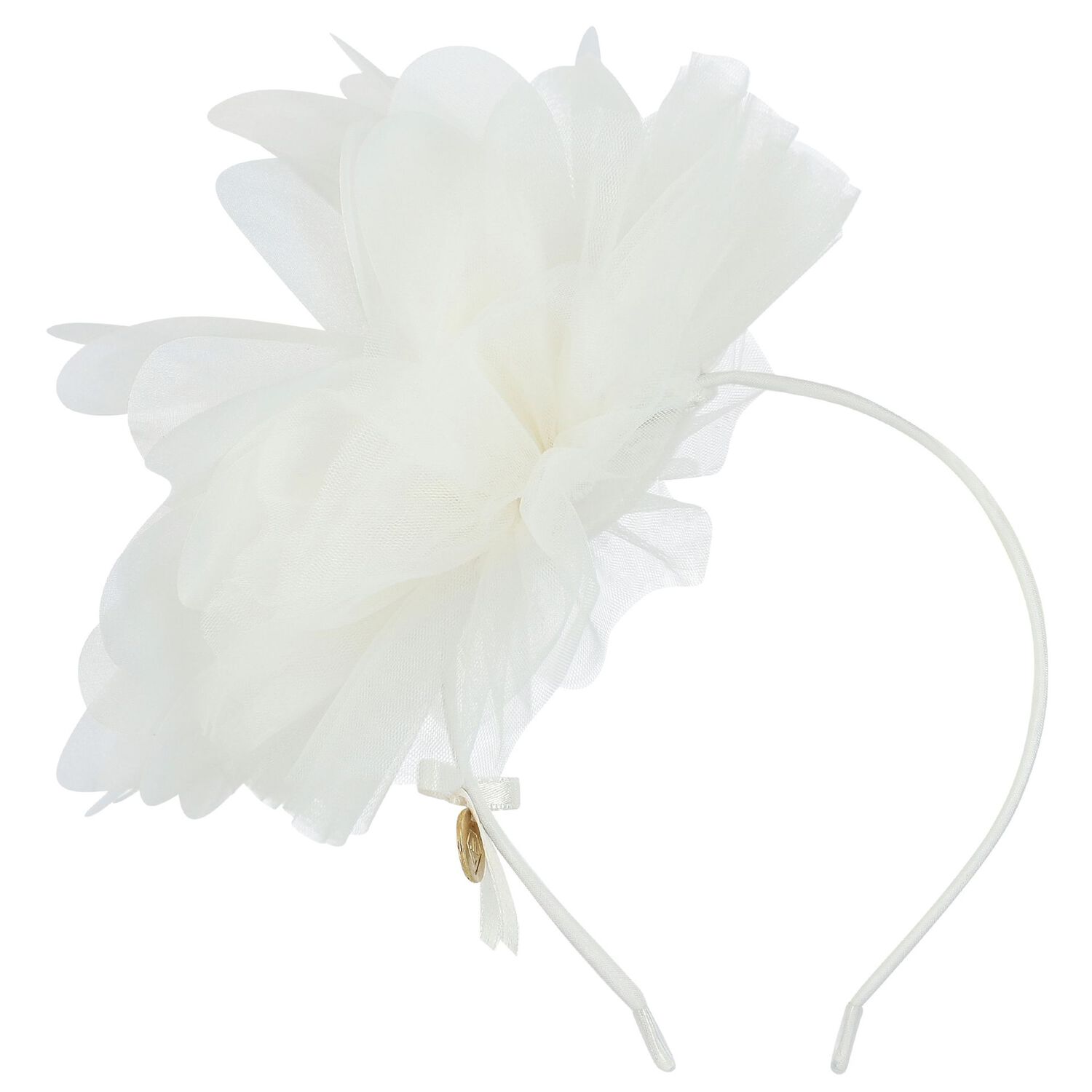 طوق شعر بنات باللون الأبيض, 1, hi-res image number null