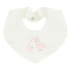 طقم رومبير وردي اللون للبنات بتصميم بجعة, 3, hi-res