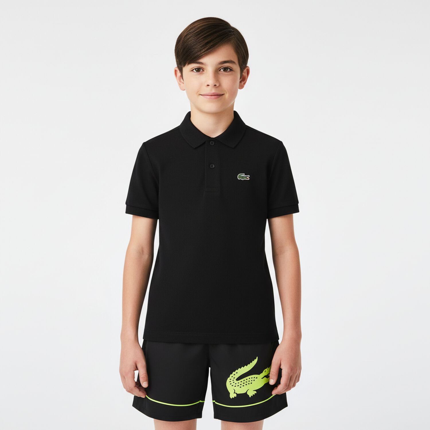 Boys Black Logo T-Shirt, 2, hi-res image number null