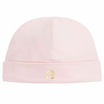 Baby Girls Pink Logo Hat