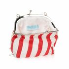 Girls White & Red Striped Handbag, 1, hi-res