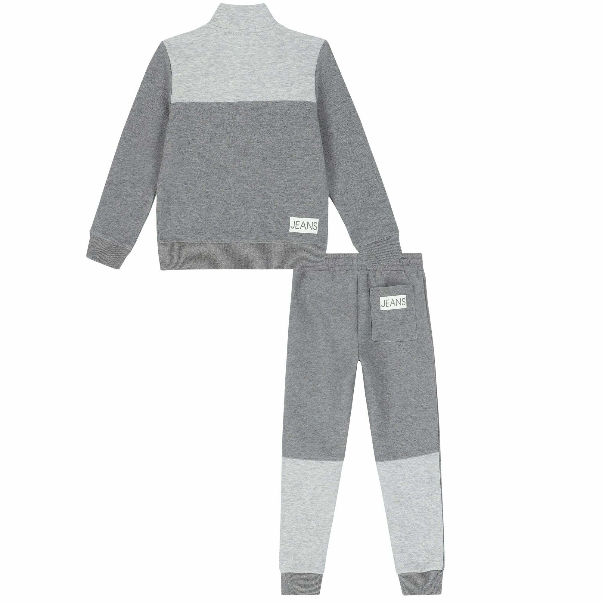 Calvin klein best sale tracksuit grey