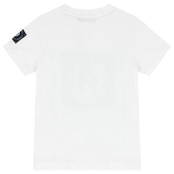Boys White Logo T-Shirt