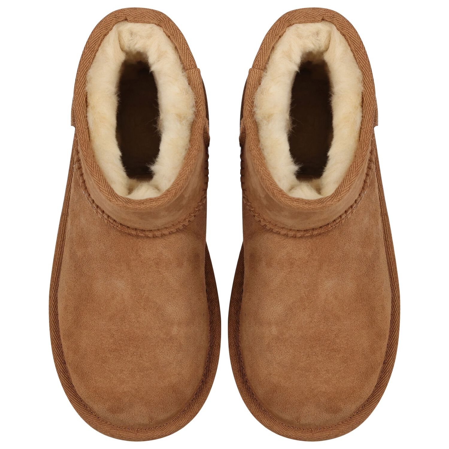 Beige Classic Mini II Suede Boots, 2, hi-res