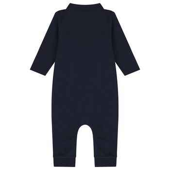 Baby Boys Navy Blue Babygrow