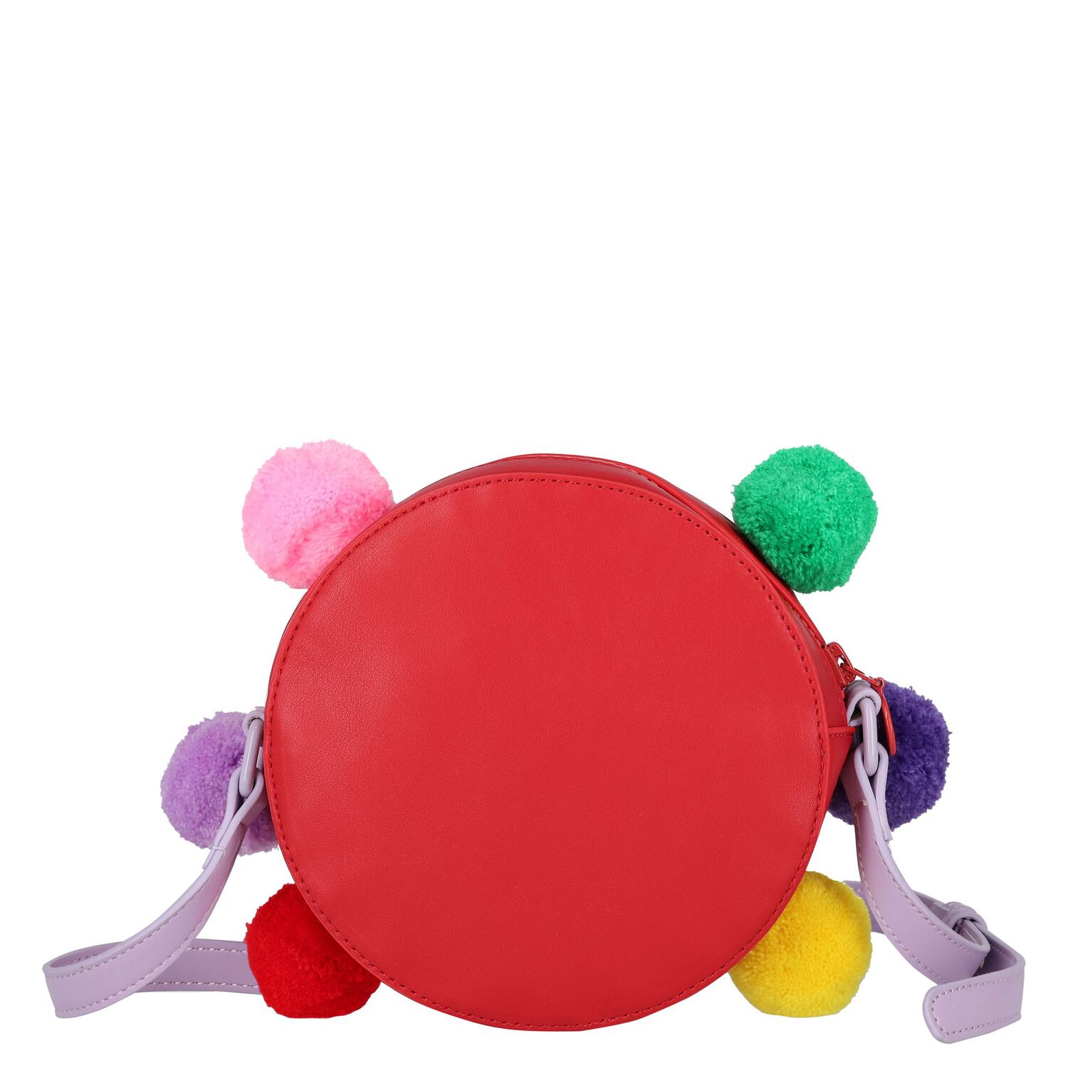 حقيبة بنات بالشعار  باللون الأحمر , 1, hi-res