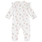 Baby Girls White & Pink Carousel Babygrow Set, 1, hi-res