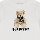 Younger White Thomas Bear Logo T-Shirt, 1, hi-res