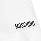 شورت بالشعار باللون الأبيض للبنات, 1, hi-res