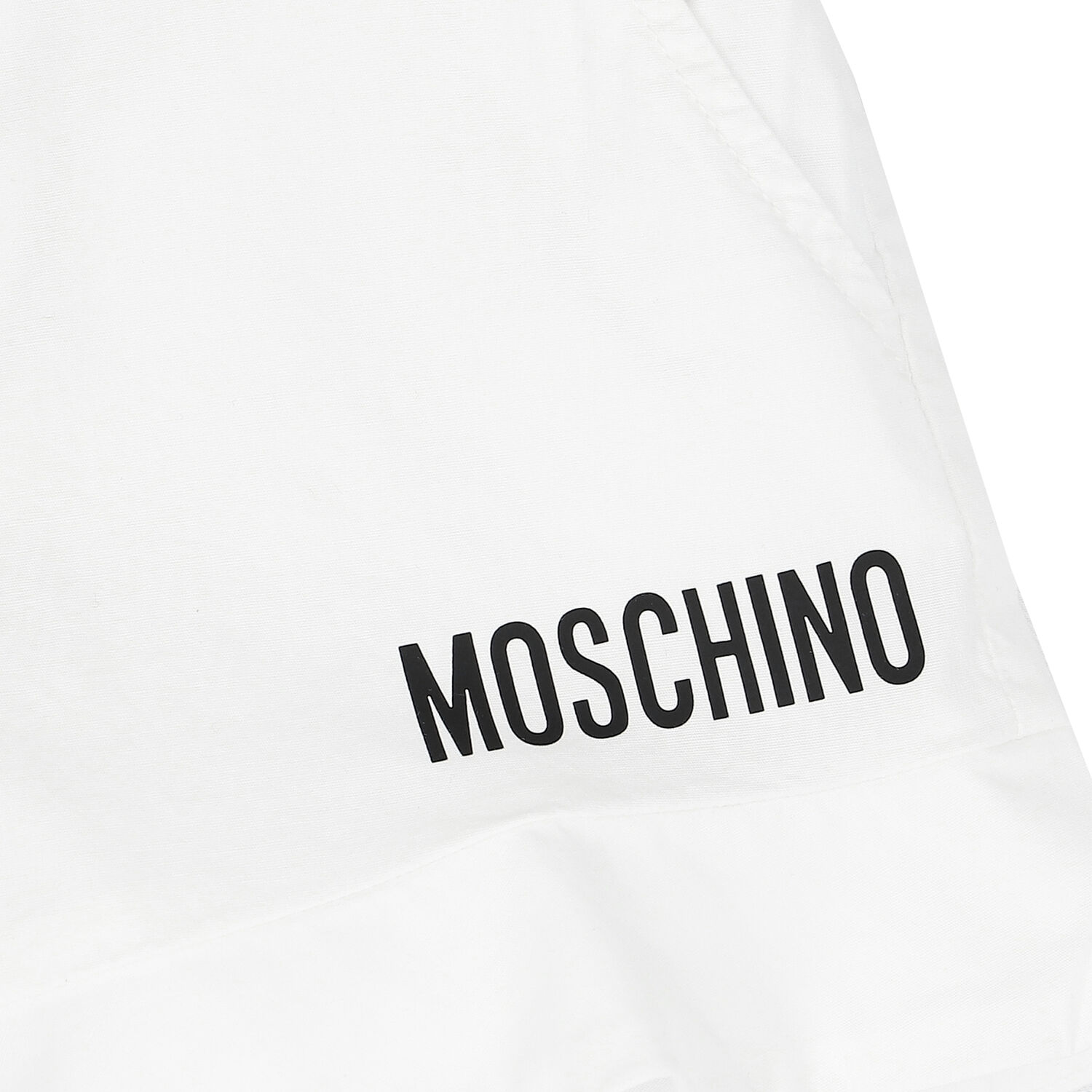 شورت بالشعار باللون الأبيض للبنات, 1, hi-res