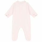 Baby Girls Pink Babygrow, 1, hi-res