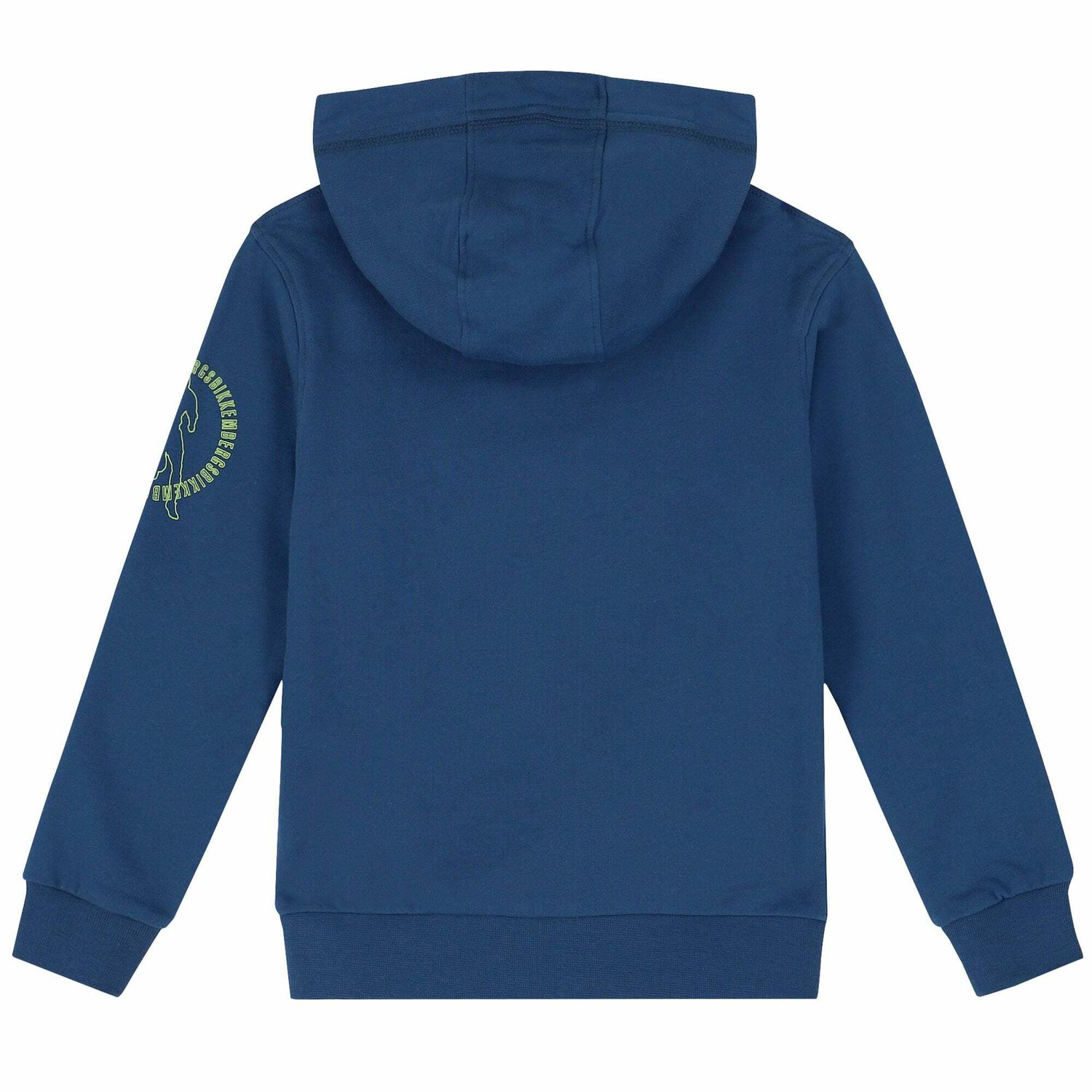 Boys Blue Hooded Jacket with Zip, 1, hi-res image number null