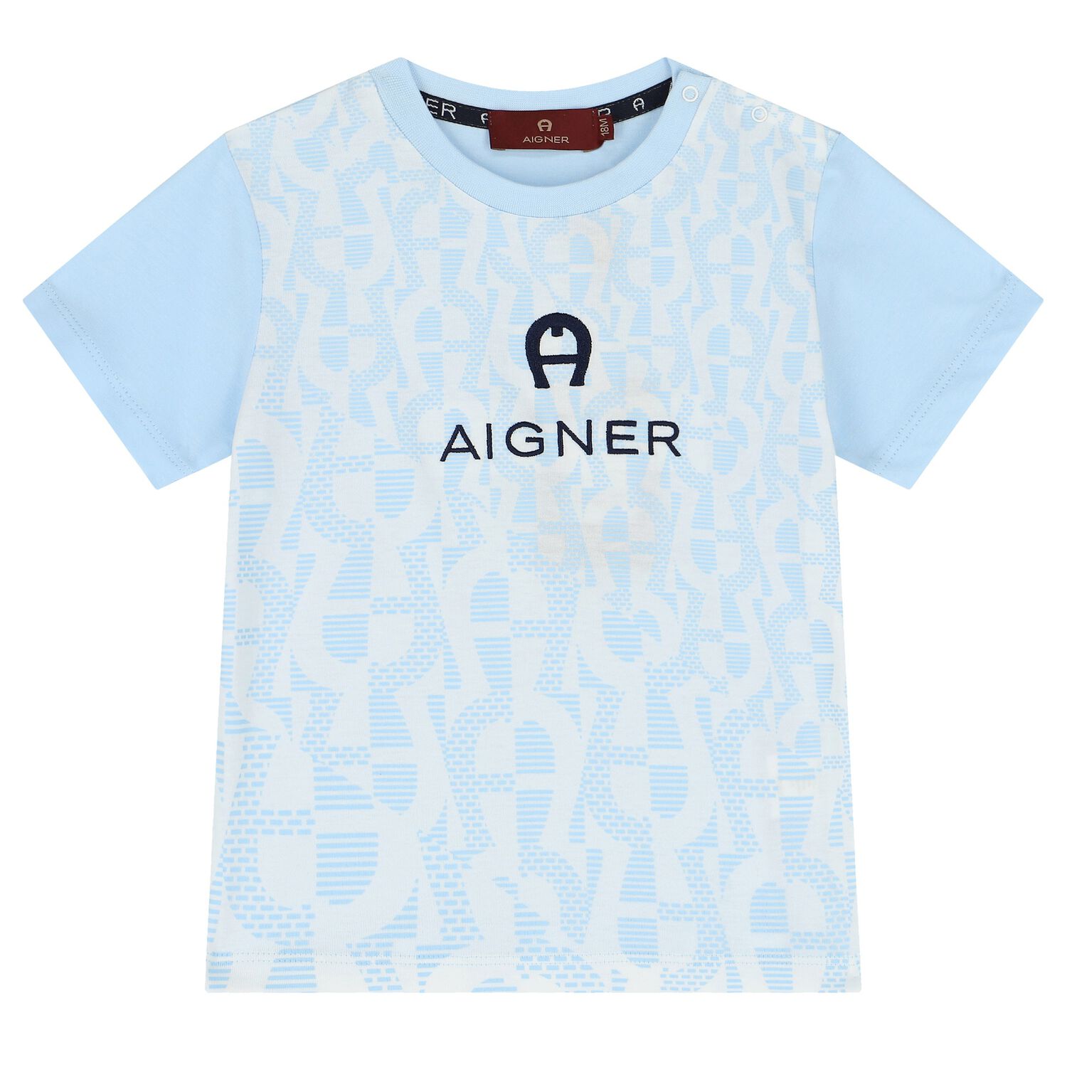 Younger Boys Blue Logo T-Shirt, 1, hi-res image number null