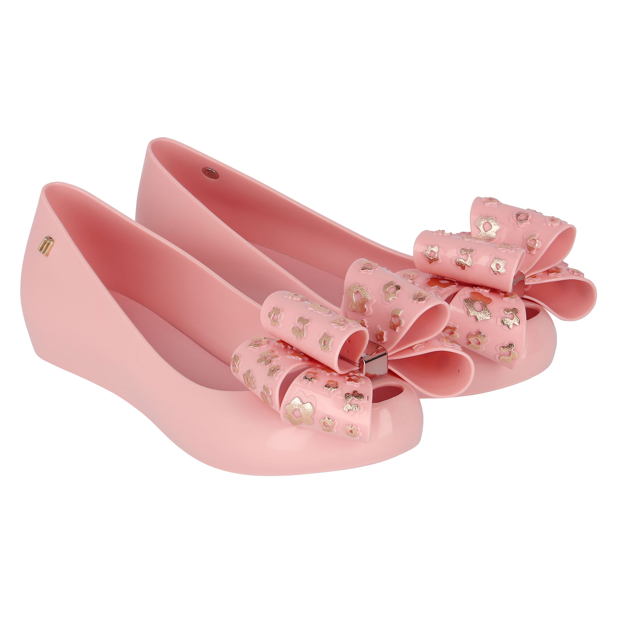 Mini melissa pink bow sale