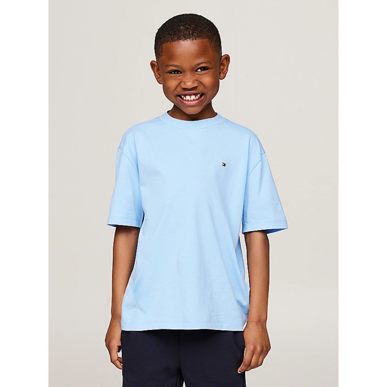 Boys Blue Logo T-Shirt, 3, hi-res