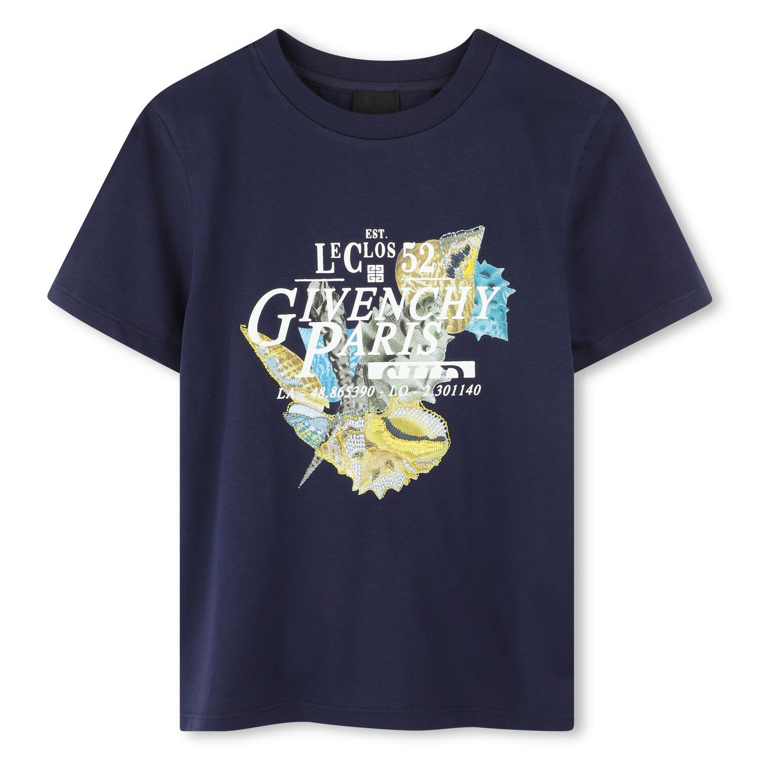 Boys Navy Blue Logo T-Shirt, 1, hi-res