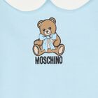 Blue & White Teddy Bear Logo Babygrow Gift Set, 3, hi-res