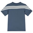 تيشيرت بالشعار باللون الأزرق, 2, hi-res