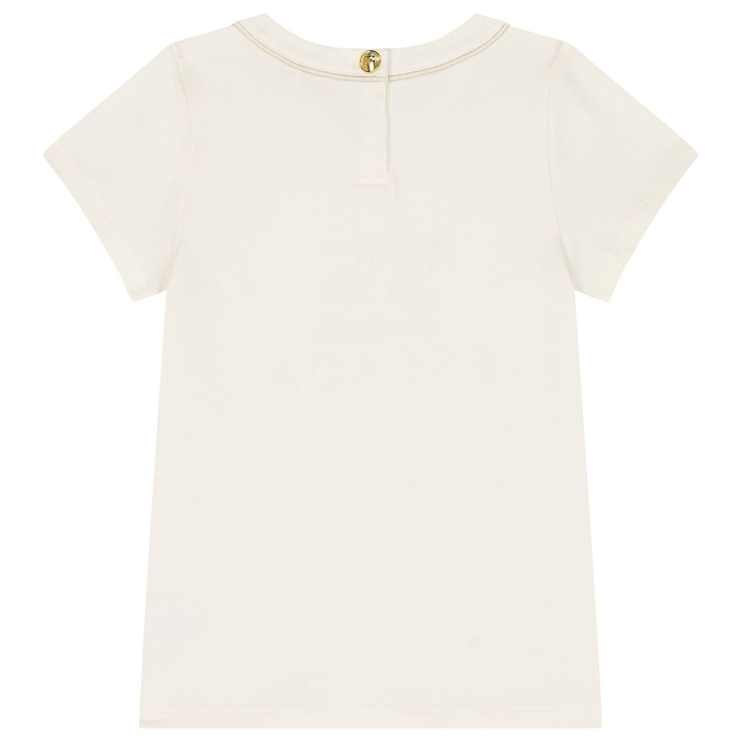 Girls Ivory Logo T-Shirt, 1, hi-res image number null