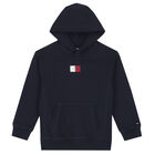 بدلة رياضية بالشعار باللون الكحلي للأولاد, 1, hi-res