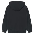 Boys Grey Hooded Top, 2, hi-res