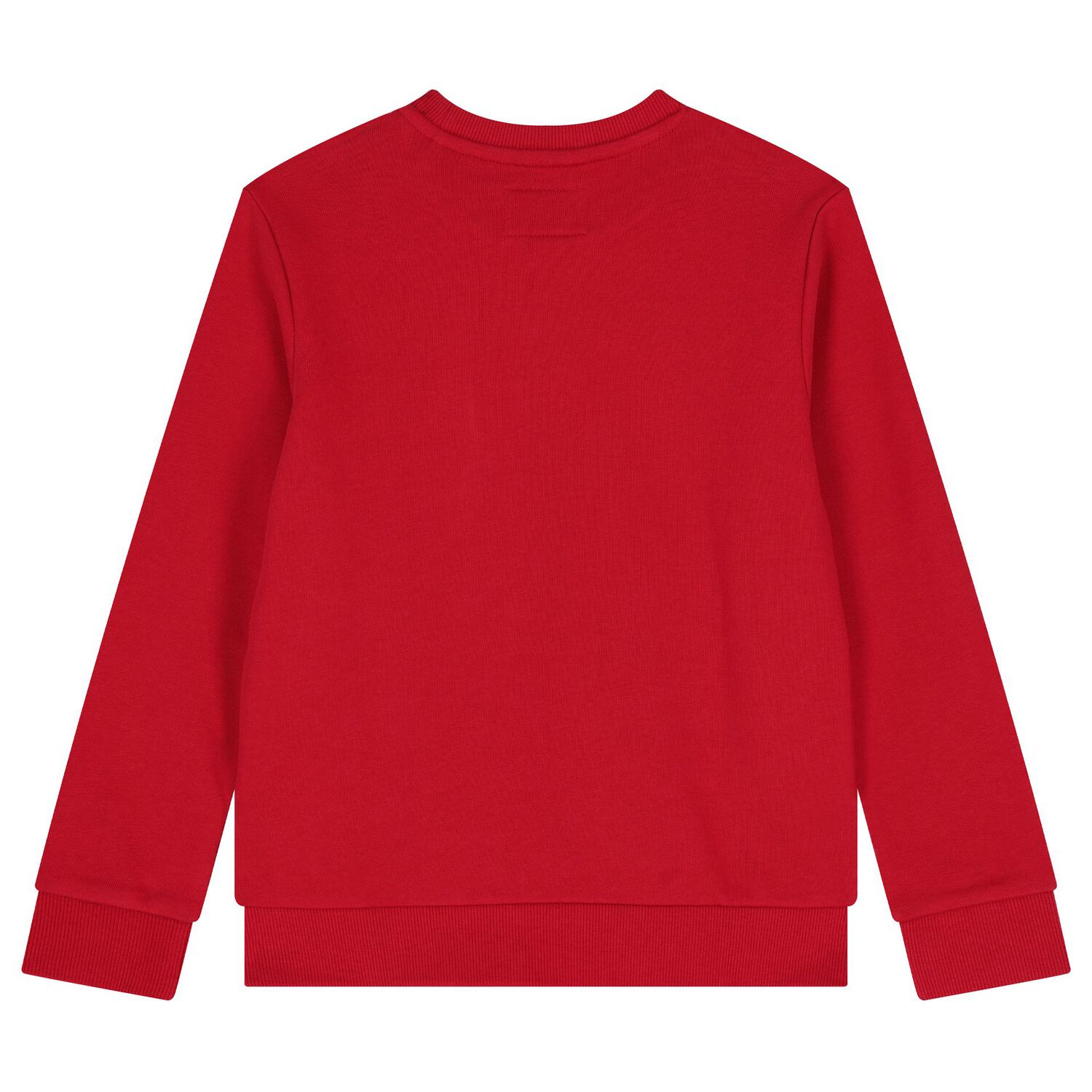 Boys Red Teddy Bear Sweatshirt, 3, hi-res