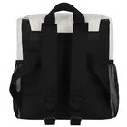 Ivory & Black Logo Backpack, 1, hi-res
