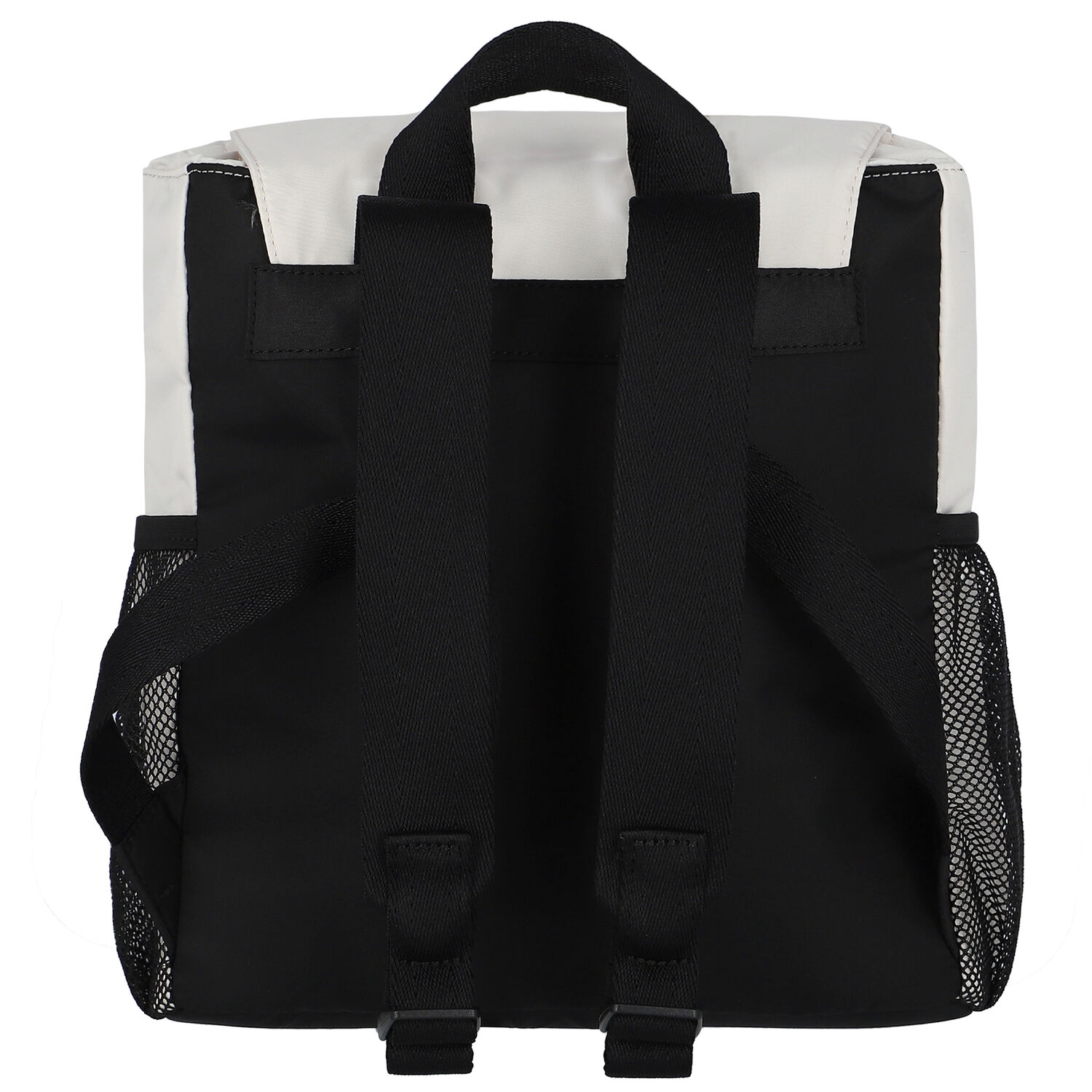 Ivory & Black Logo Backpack, 1, hi-res