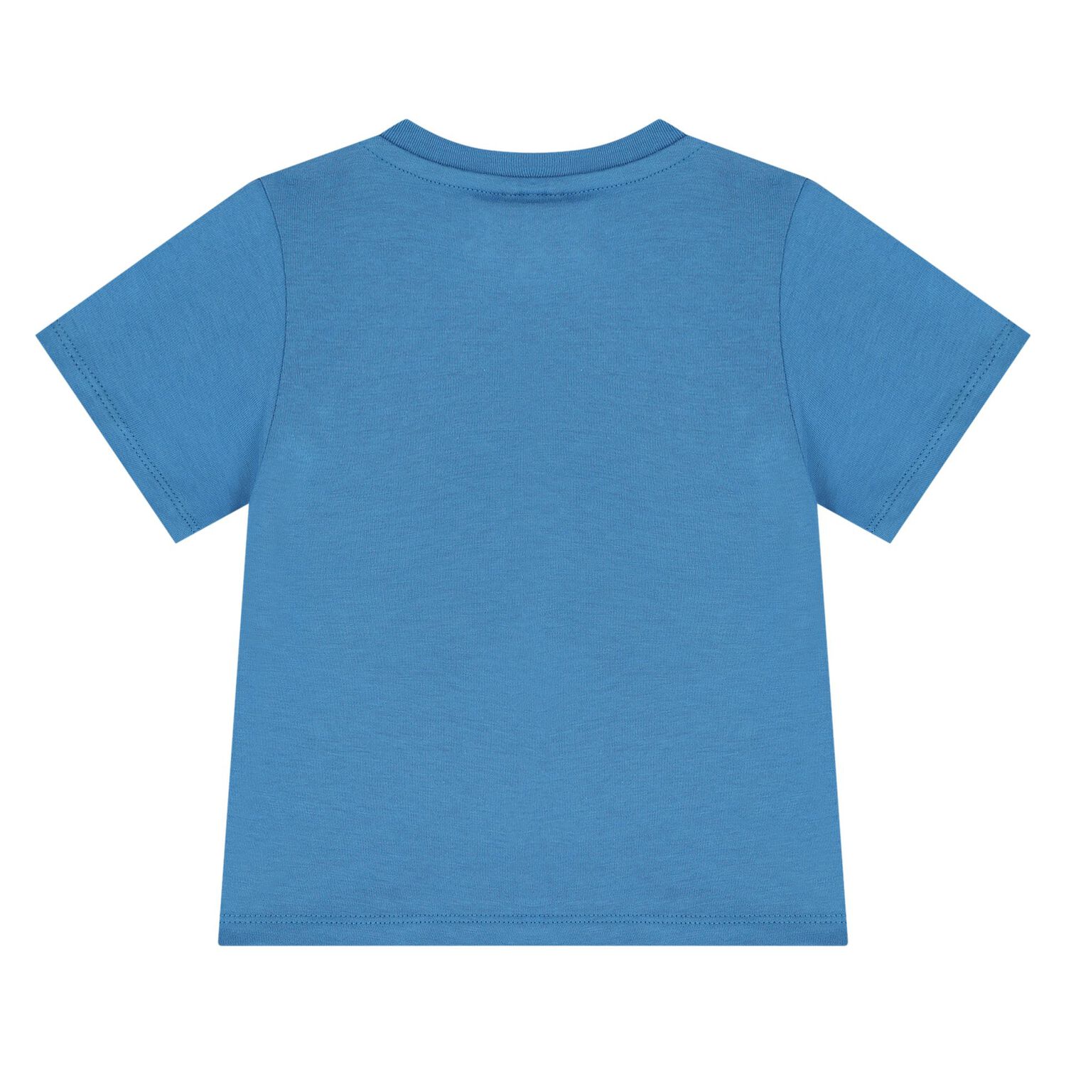 Younger Boys Blue Logo T-Shirt, 1, hi-res