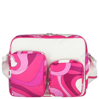 Baby Girls Pink Iride Changing Bag