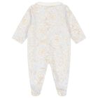 Baby Boys Blue Barocco Babygrow Gift Set, 2, hi-res