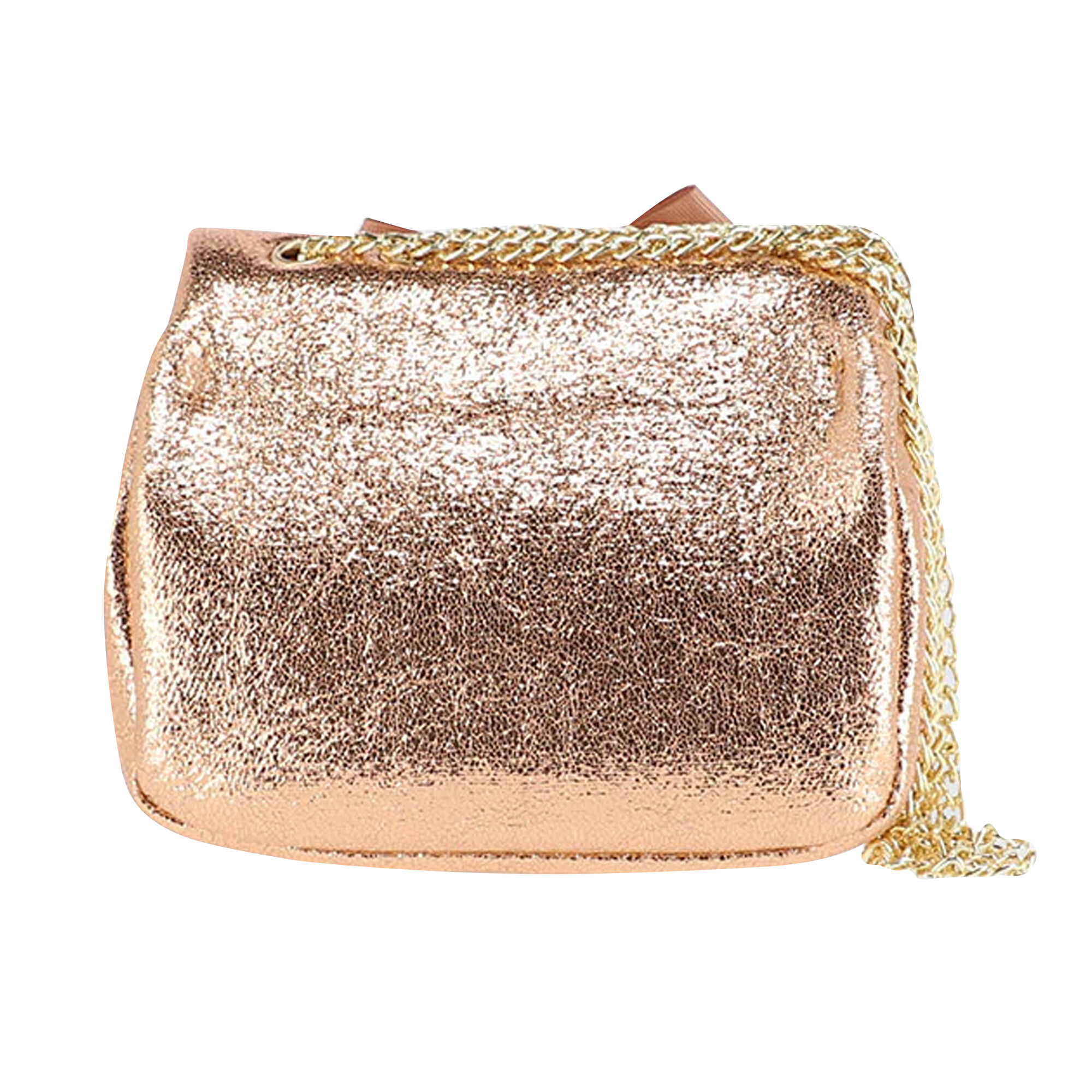 Girls rose top gold bag