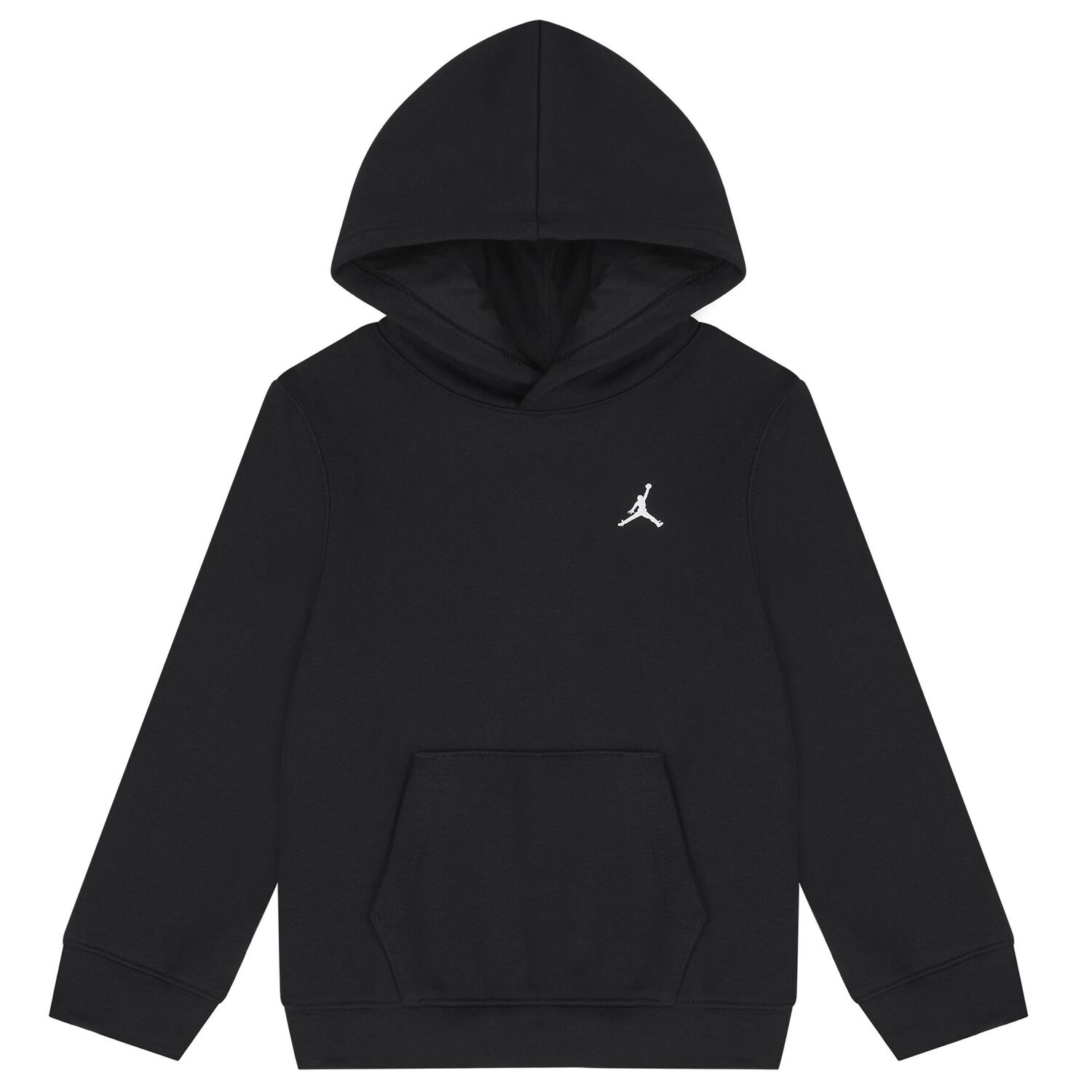 Boys Black Jordan Logo Hooded Top, 1, hi-res