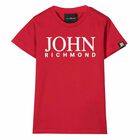 Boys Red Logo T-Shirt, 3, hi-res