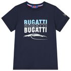 Boys Navy Blue Logo T-Shirt, 1, hi-res